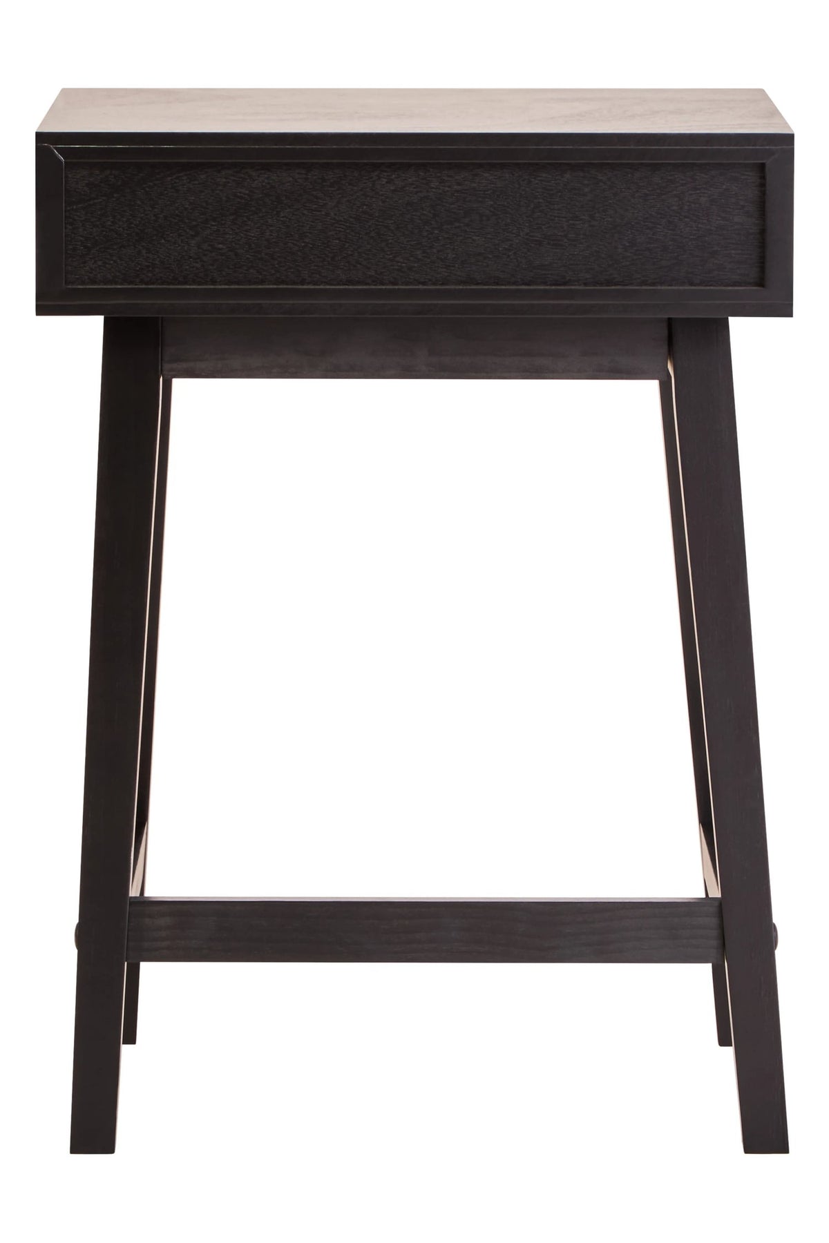 Savoy One Drawer Black Finish Wooden Side Table