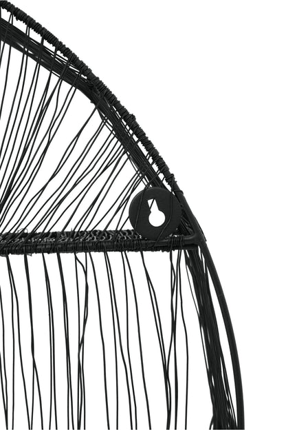 Wetherby Black Wire Round Wall Shelf