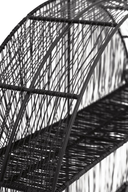 Wetherby Black Wire Round Wall Shelf
