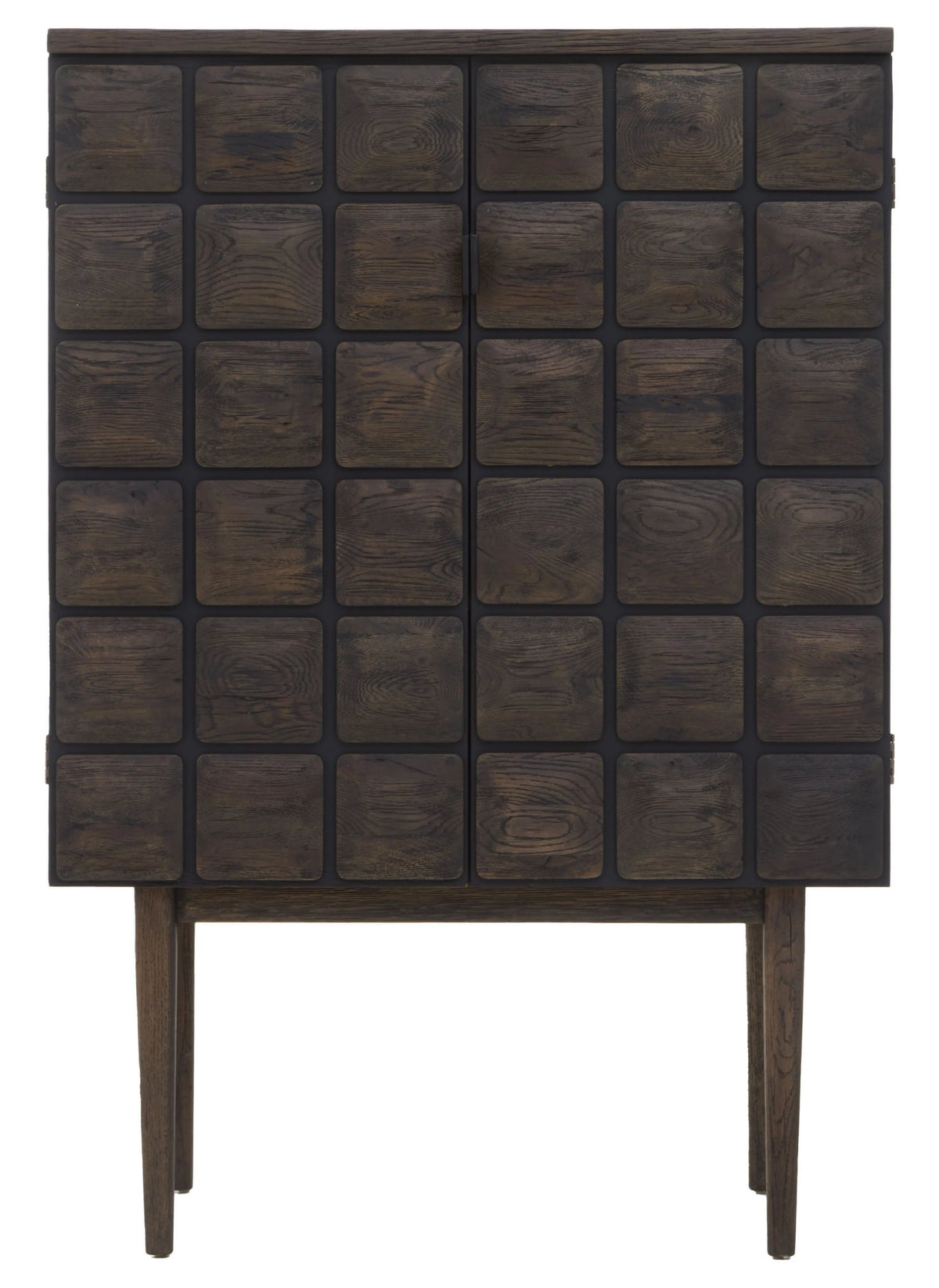 Lincoln Recycled Dark Oak Wood Cabinet