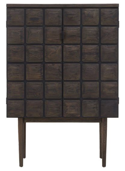 Lincoln Recycled Dark Oak Wood Cabinet