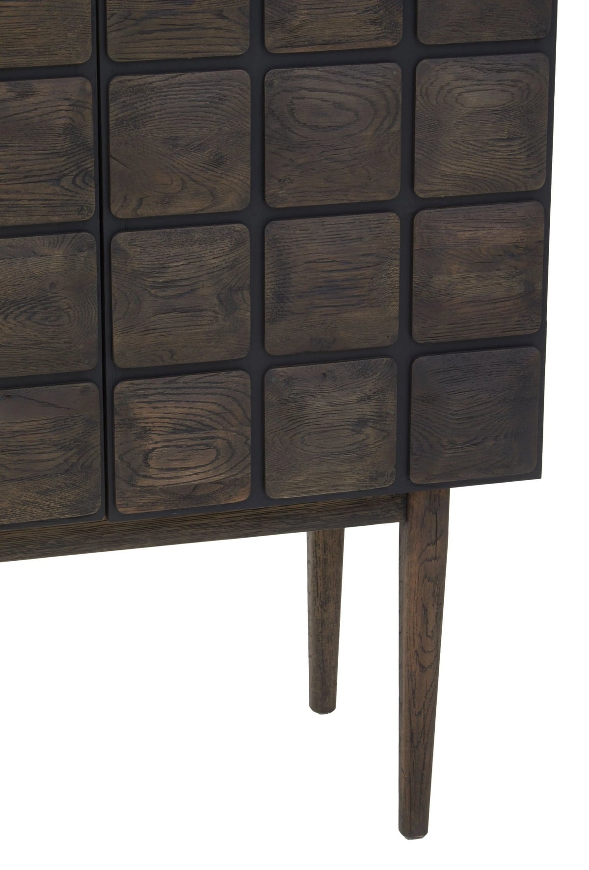 Lincoln Recycled Dark Oak Wood Cabinet
