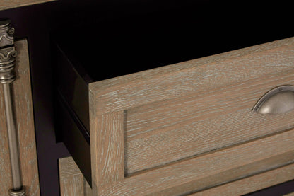 Vienna Grey Wash and Antique Black Sideboard