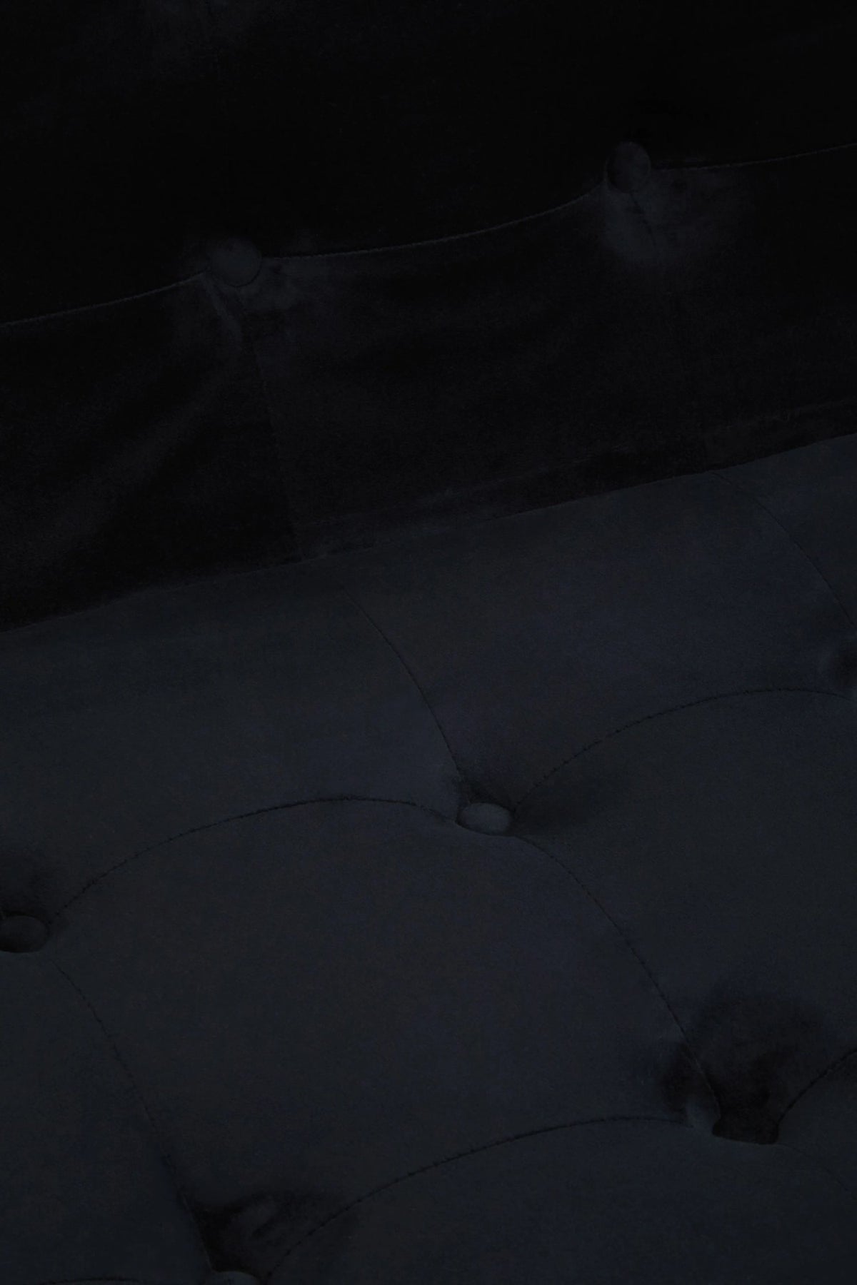 Devon Velvet Two Seat Sofa #colour_black
