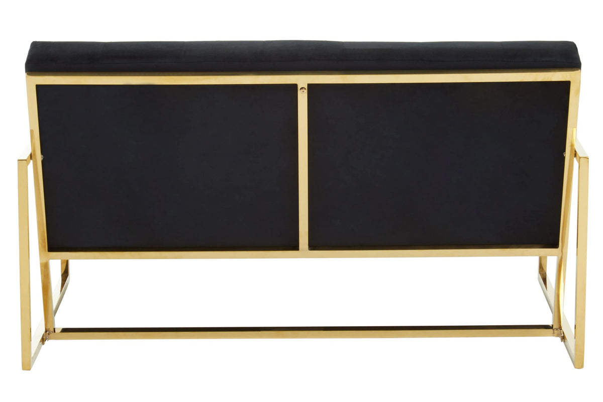 Devon Velvet Two Seat Sofa 