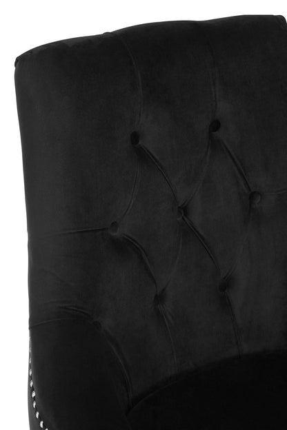 Sorrento Button Tufted Velvet Chair 