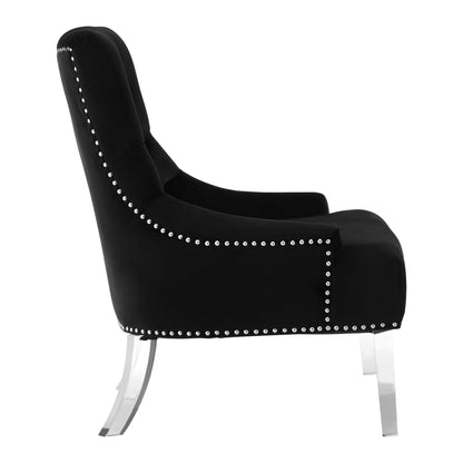 Sorrento Button Tufted Velvet Chair 