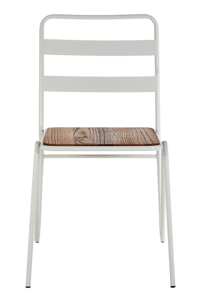 Madison Metal and Elm Wood Chair 