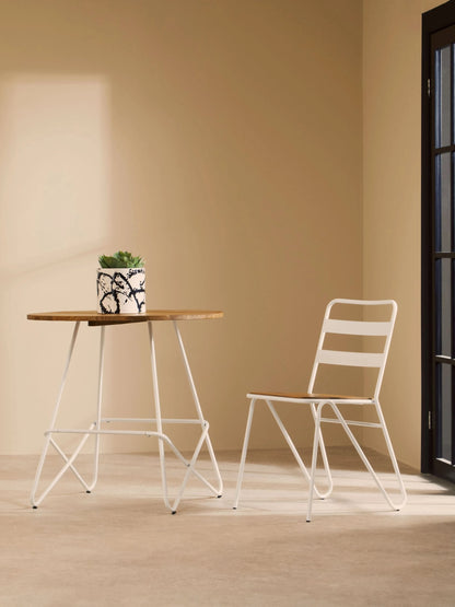 Madison Metal and Elm Wood Chair 