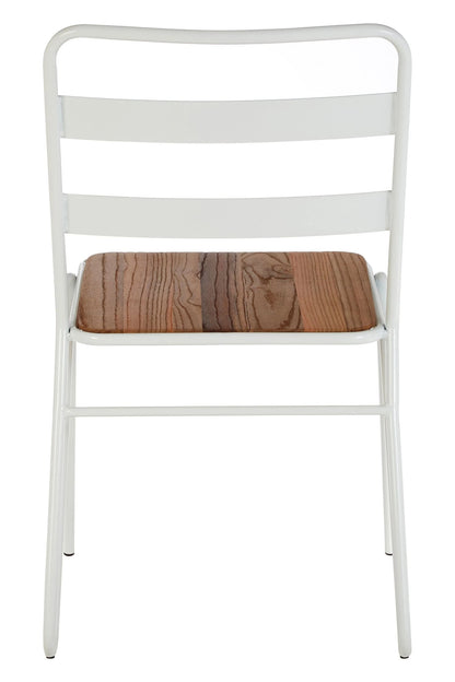 Madison Metal and Elm Wood Chair 