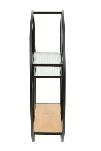 Uppingham 3 Tier Round Metal Wall Shelf