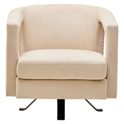 Ascot Velvet Swivel Chair 