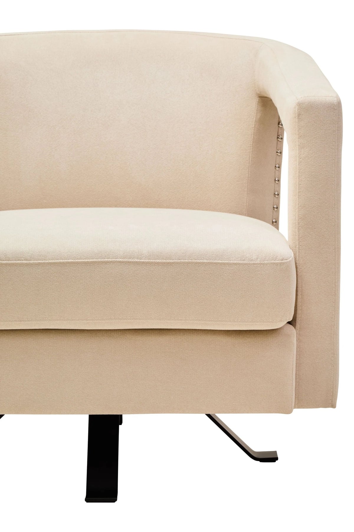 Ascot Velvet Swivel Chair 