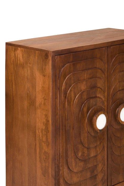 Brooklyn Mango Wood Two Door Cabinet