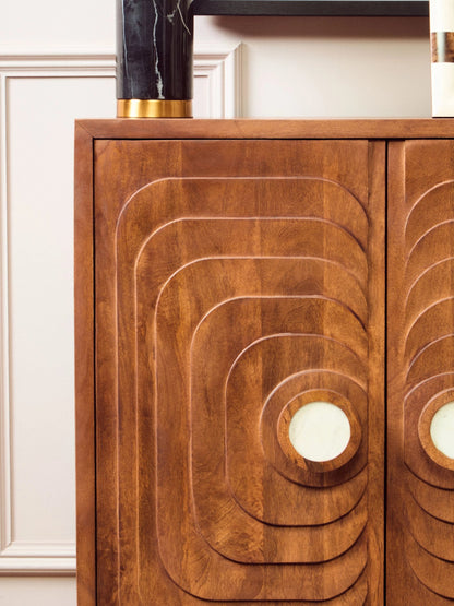 Brooklyn Mango Wood Two Door Cabinet