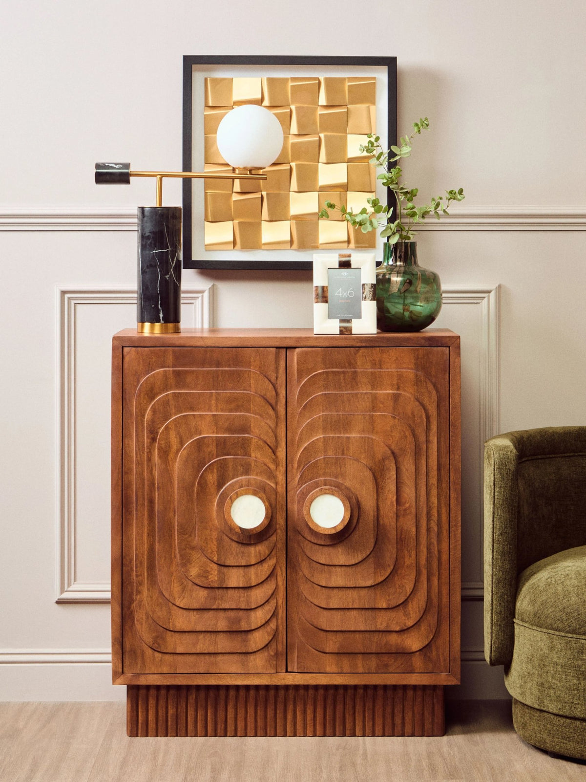 Brooklyn Mango Wood Two Door Cabinet