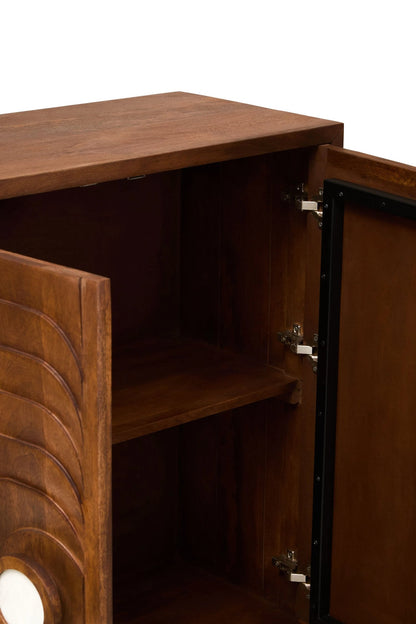 Brooklyn Mango Wood Two Door Cabinet