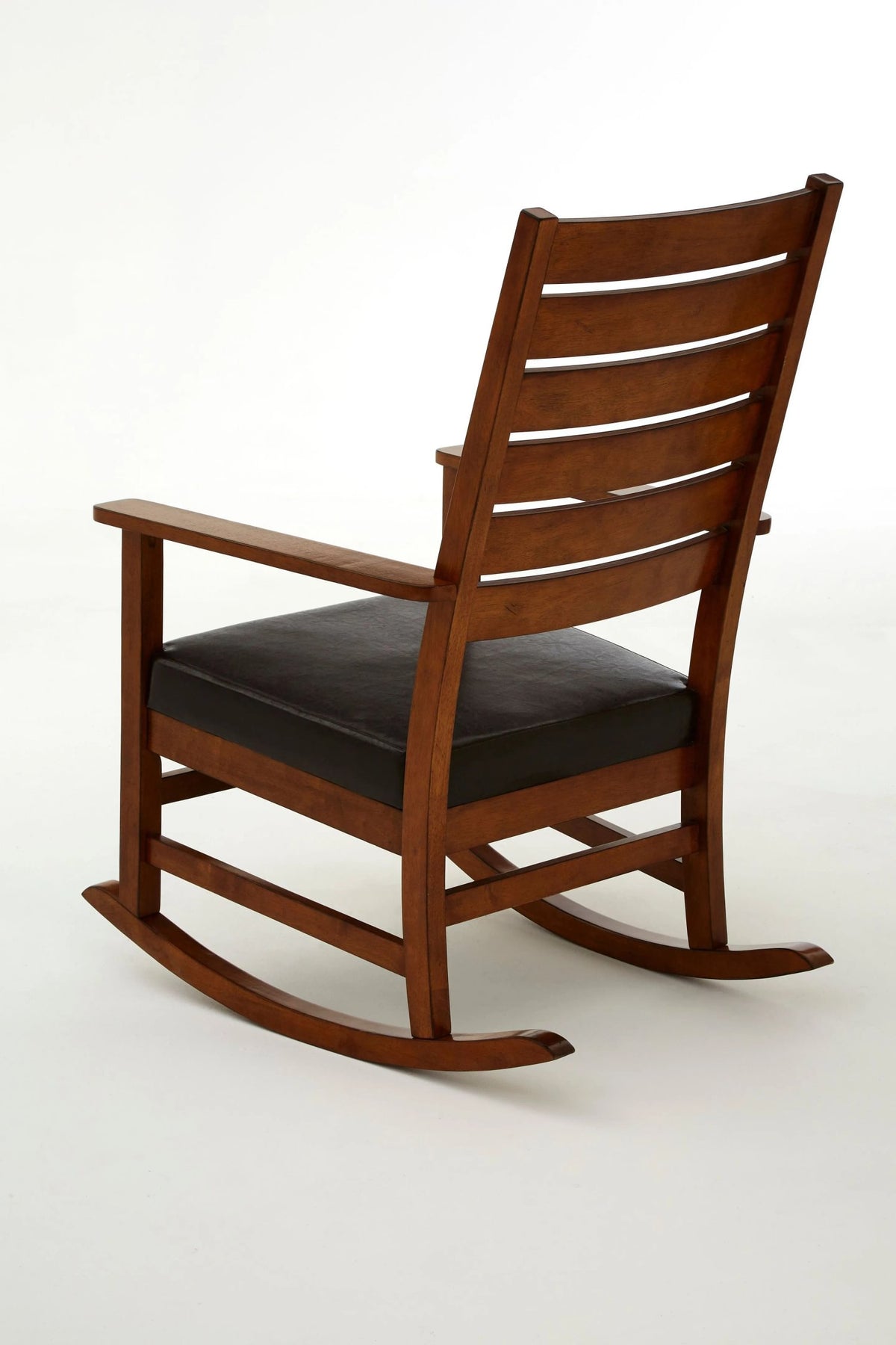 Blandford Brown Leather Effect Rocking Chair