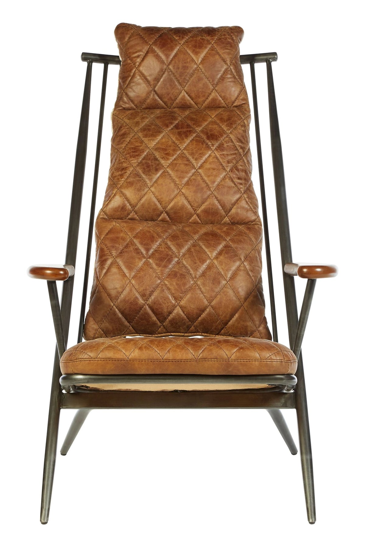 Harrogate Leather High Back Chair 