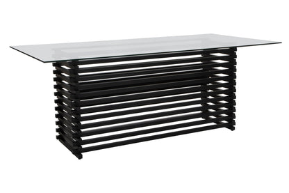 Valencia Rectangular Glass Dining Table 