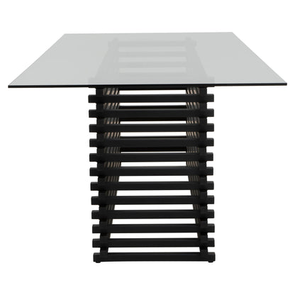 Valencia Rectangular Glass Dining Table 