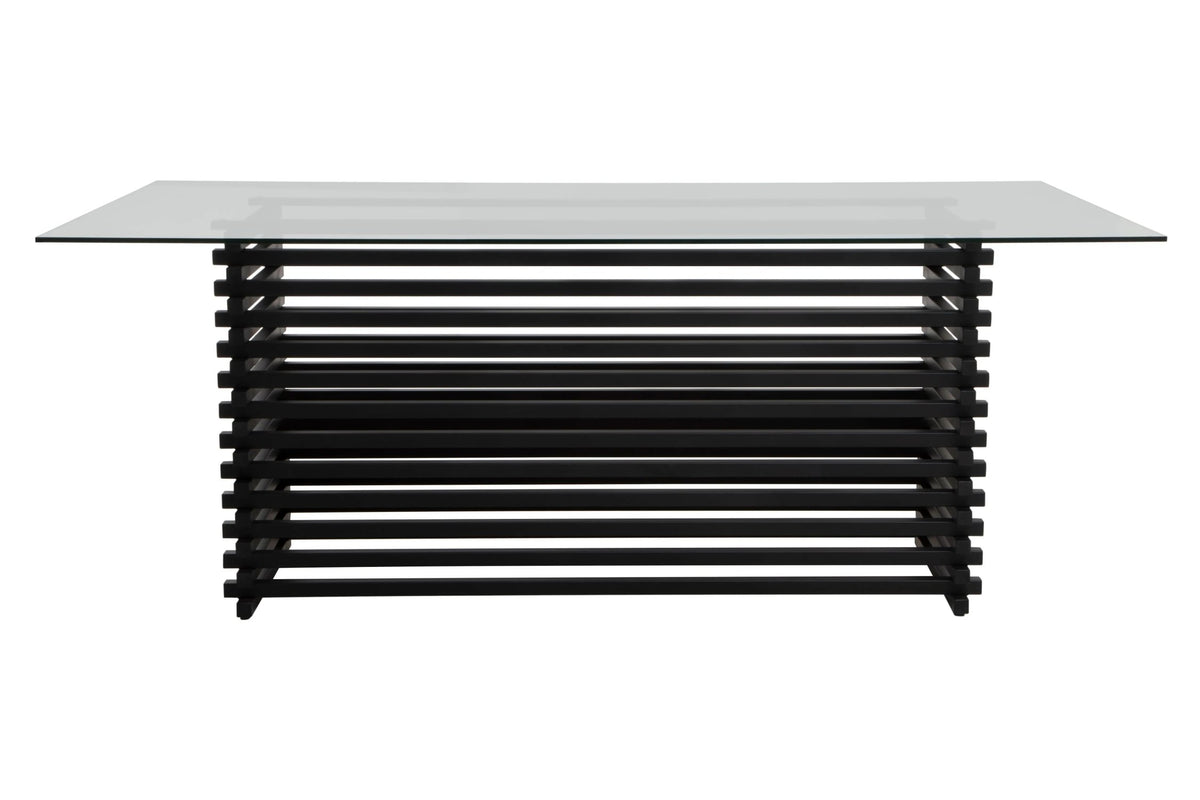 Valencia Rectangular Glass Dining Table 