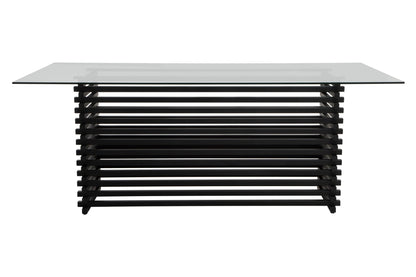 Valencia Rectangular Glass Dining Table 
