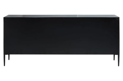 Chester Grey Wash Recycled Pine Wood 4 Door Sideboard