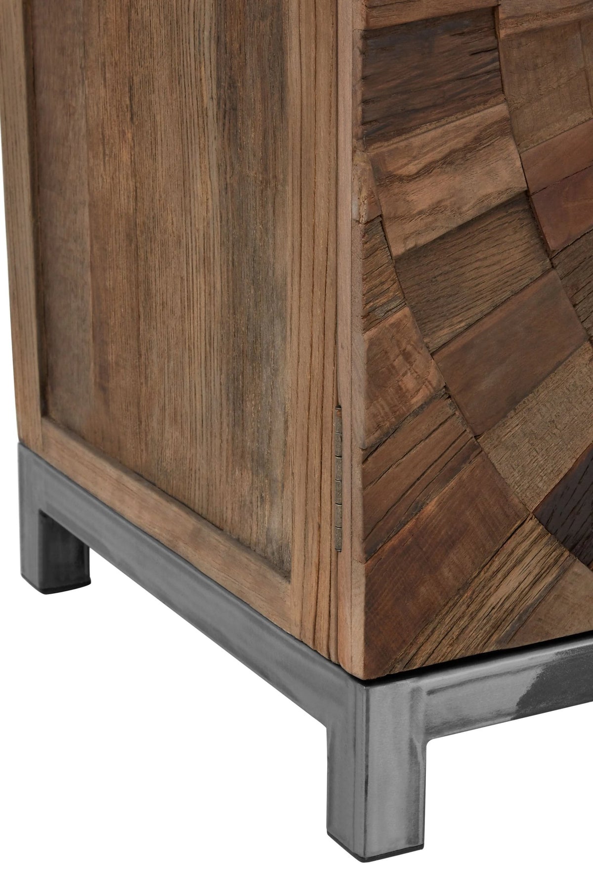 Bexhill Large Recycled Elm Wood 2 Door Cabinet