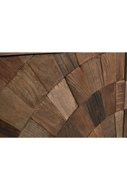 Bexhill Large Recycled Elm Wood 2 Door Cabinet