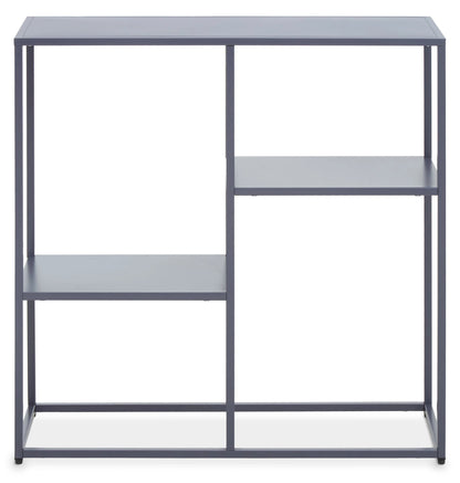 Oxford Grey Metal Three Tier Shelf Unit