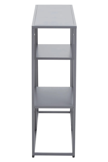 Oxford Grey Metal Three Tier Shelf Unit