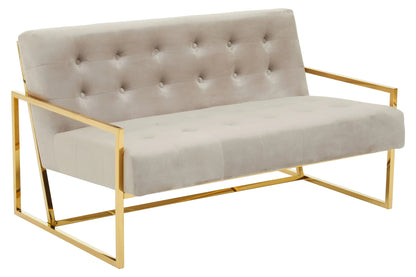 Devon Velvet Two Seat Sofa 