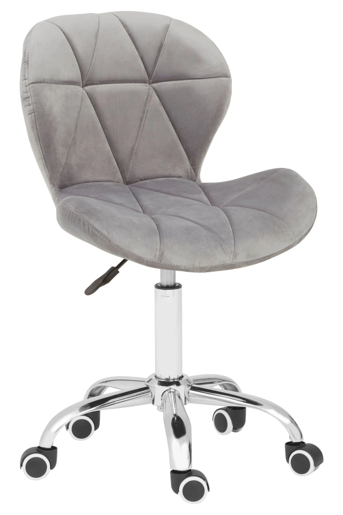 Corfe Velvet Quilted Home Office Chair 